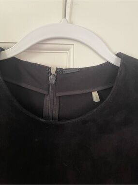 Elie Tahari Black Suede Dress